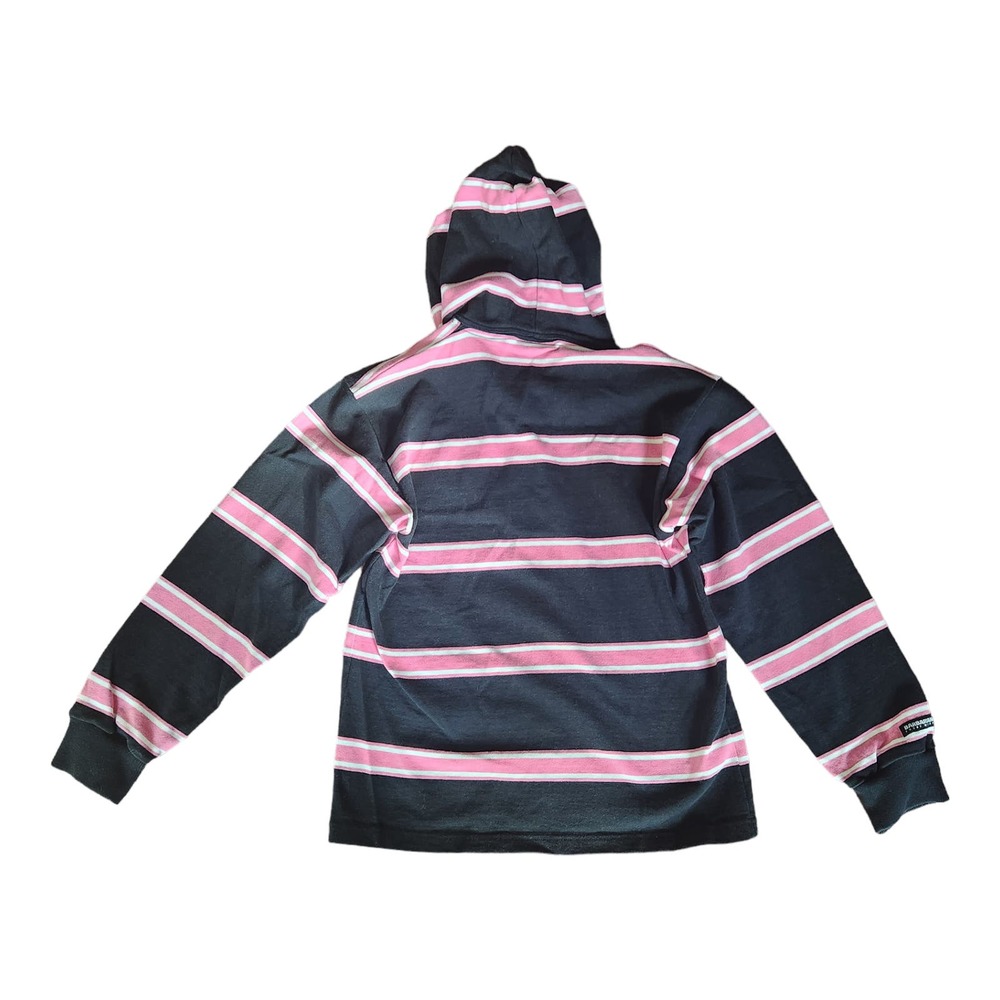 Barbarian Rugby Wear Mens Striped Hoodie Varsity Size S - Picture 4 of 6